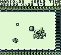 une photo d'Ã©cran de Super Mario Land sur Nintendo Game Boy